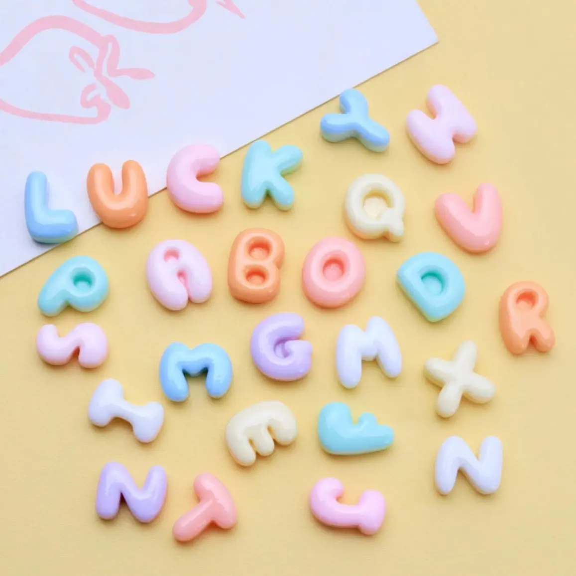 [ Tặng Keo] 1 Charm Chữ mix theo yêu cầu. Hàng loại 1