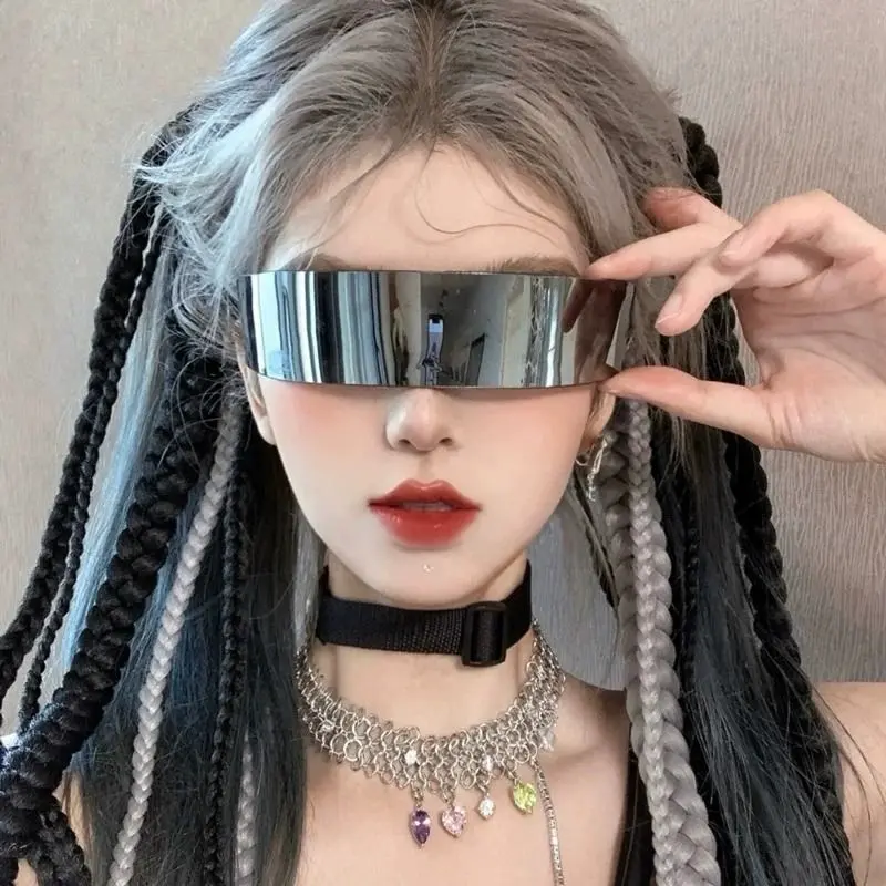 Kính Cảm Giác Công Nghệ Kính Đạo Cụ Phim Ưa Nhìn Bar Disco Không Gian Khoa Học Viễn Tưởng Cyberpunk Đường Phố Cao Cấp Cho Nam Và Nữ Thông Dụng