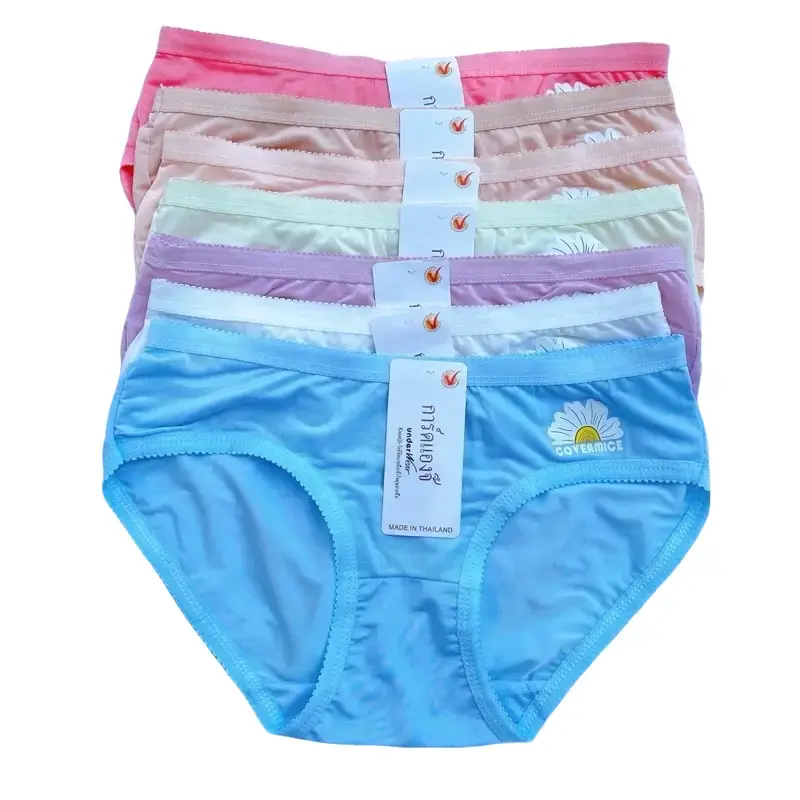 Sét10 quần chip nữ,quần lót chất cotton lạnh thái 40-55kg Women Nhung Voi