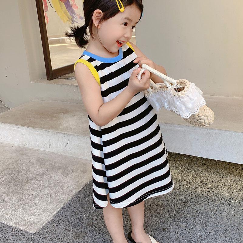 Dress Anak Perempuan Salur / Dress Anak Bahan Katun PS004 2
