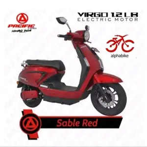 DISKON_ SEPEDA MOTOR LISTRIK PACIFIC VIRGO 1.2 E-BIKE EBIKE - BLUE - RED - RED