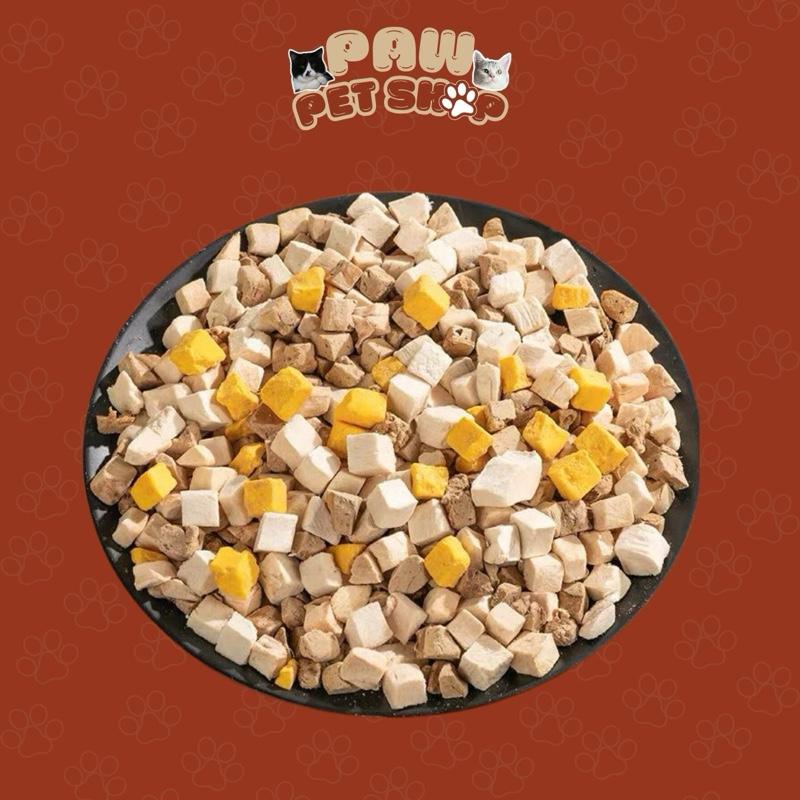 [Mix 3 Vị] Thịt sấy dinh dưỡng mix vị dành cho mèo & chó pet food