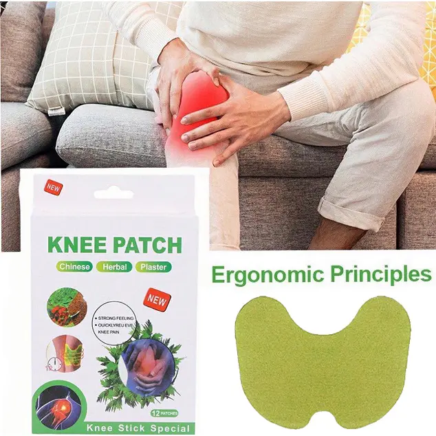 12pcs Knee Patch Chinese Herbal Plaster Knee Stick Special Pain Relief For Knee Wormwood knee patch
