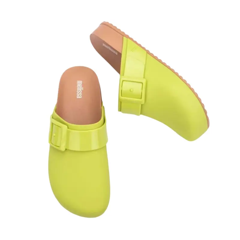 2024 Official store Melissas slippers for women shoes Half pack style Thick sole girls lady Beach sandals