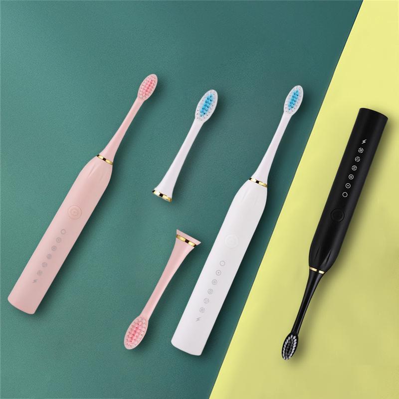 Product Introduction of Bàn Chải Đánh Răng Điện Siêu Âm, Yiwei, Bộ 2 Chiếc, Có Thể Sạc Lại Và Không Thấm Nước, Hoàn Toàn Tự Động, Lông Mềm, Thích Hợp Cho Trẻ Em Và Người Lớn, Bàn Chải Đánh Răng Sạch Sẽ, [Thanh Toán Khi Nhận Hàng] 23