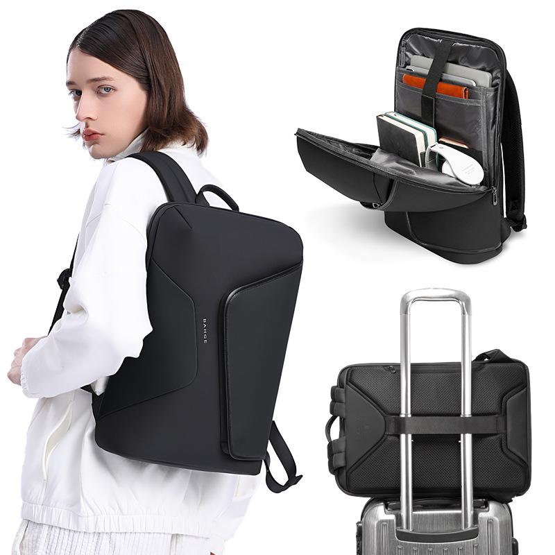 Ba Lô Công Sở, BANGE, Dành Cho Nam Giới, Thiết Kế Sang Trọng, Không Thấm Nước, Thích Hợp Đi Học Và Đi Du Lịch, Ba Lô Đựng Máy Tính Xách Tay, Túi Du Lịch, Phong Cách Thẩm Mỹ, Thiết Kế Thời Trang 5