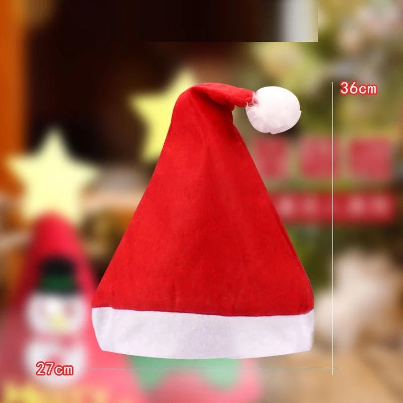 Mũ Ông Già Noel Bằng Lông Nhung Nỉ Dày Dặn Ấm Áp Mũ Giáng Sinh Giá Rẻ Nón Noel Nón Giáng Sinh - KL00277 2