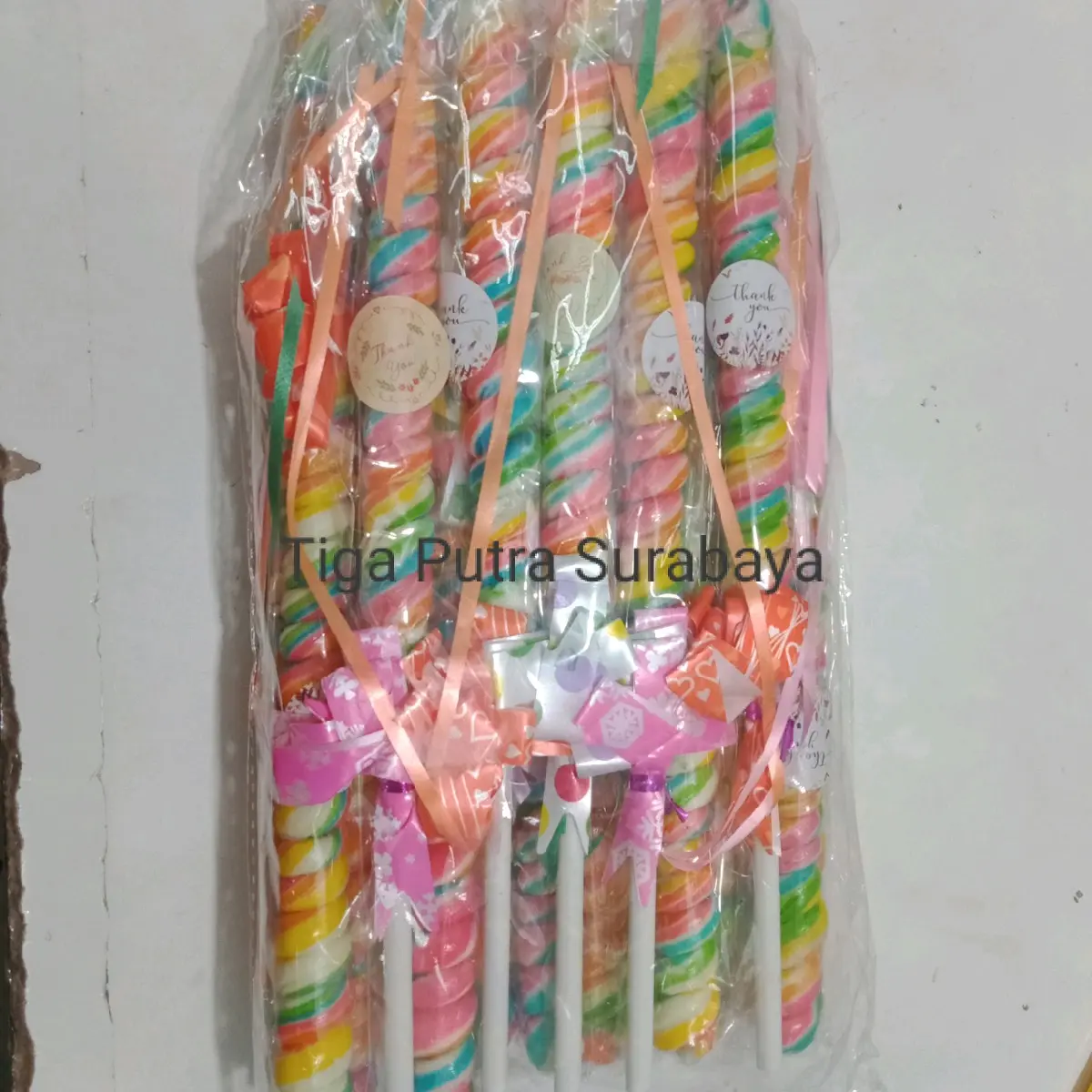 Promo Permen Lolipop Candy Panjang 10cm isi 5pcs Manis