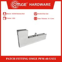 Gambar Patch Fitting/Penjepit Kaca OMGE PFM-40-US32 dari OmgeHardware Kota Administrasi Jakarta Utara 1 Tokopedia
