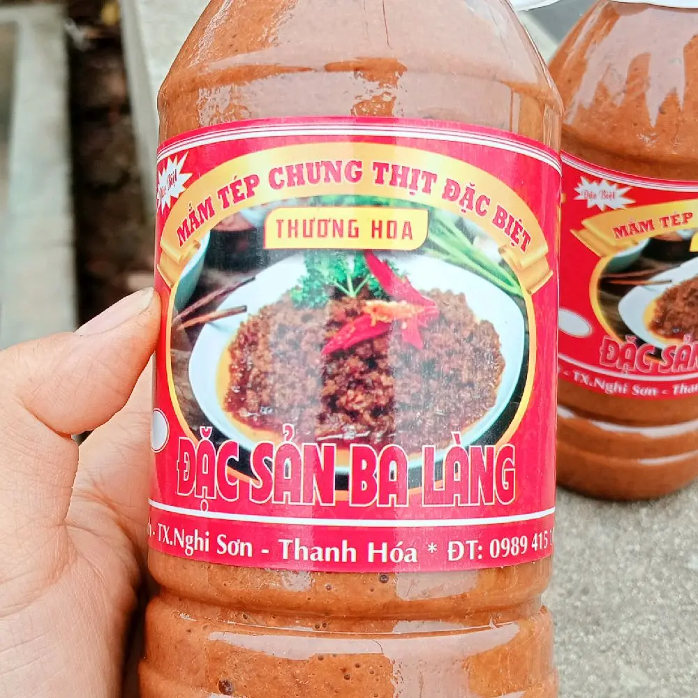 Mắm Tép Ba Làng Thanh Hóa Đặc Biệt - Moi Tươi, Muối Tinh Sạch, Thính Nếp