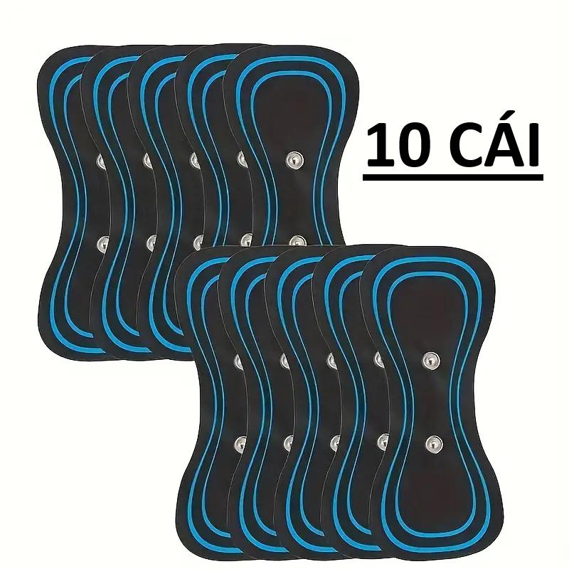 Combo 10 miếng dán có sẵn keo dùng cho máy massage mini mẫu mới - Nữ