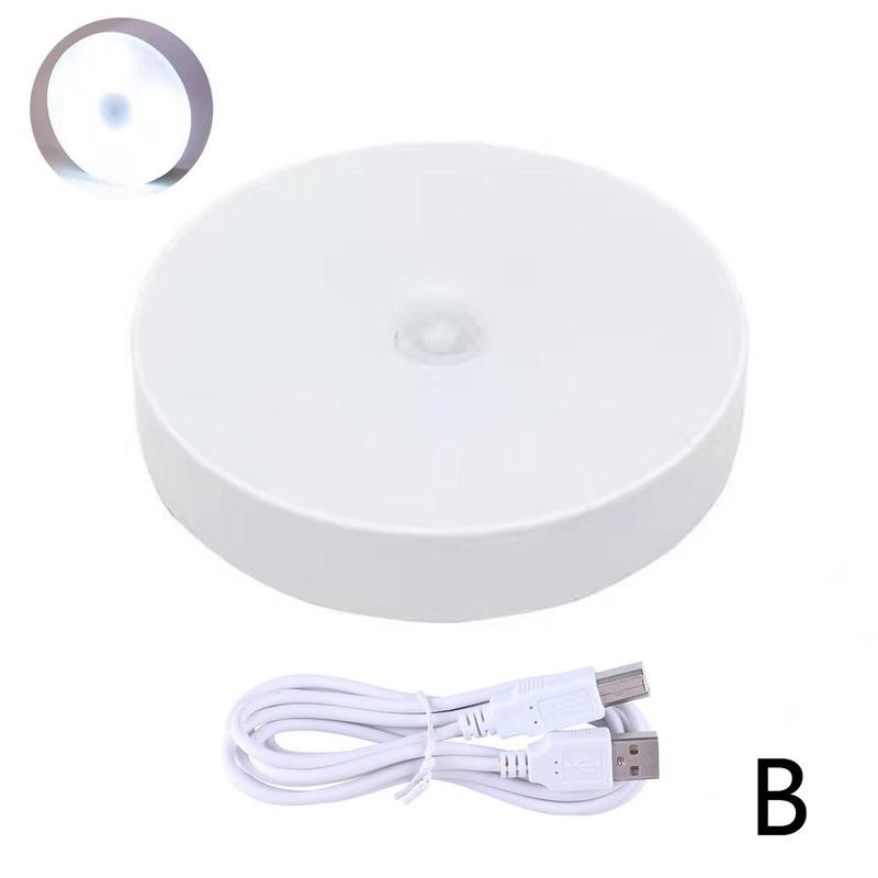 Product Introduction of Motion Sensor Light USB Rechargeable Night Light Operated Lamp Led Kitchen Cabinet Lighting 24