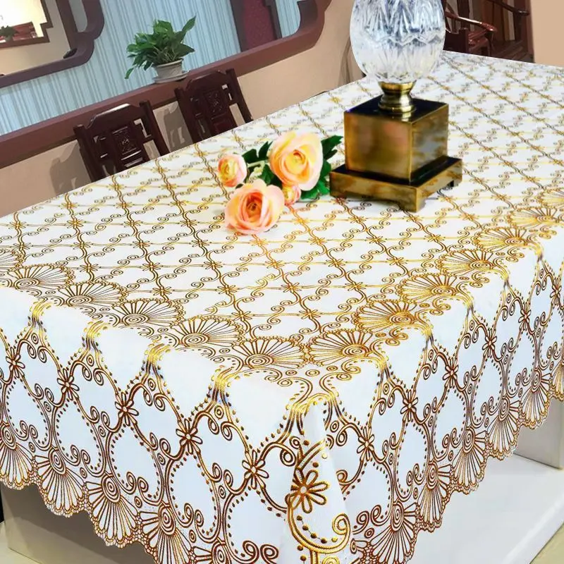 Khăn trải bàn PVC, phong cách cô gái trẻ, không thấm nước, chịu nhiệt và chống dầu, dùng một lần, đệm Bàn ăn, khăn trải bàn bằng nhựa gia dụng, đệm Bàn cà phê hình chữ nhật 3