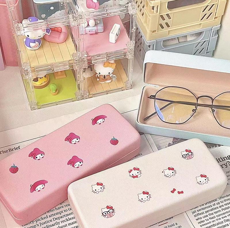 Hộp đựng kính cún con, mèo kitty dễ thương BAG U HKCHOCON28 Titan Kính Mắt Titan Kính Mắt Mắt Kính Accessories