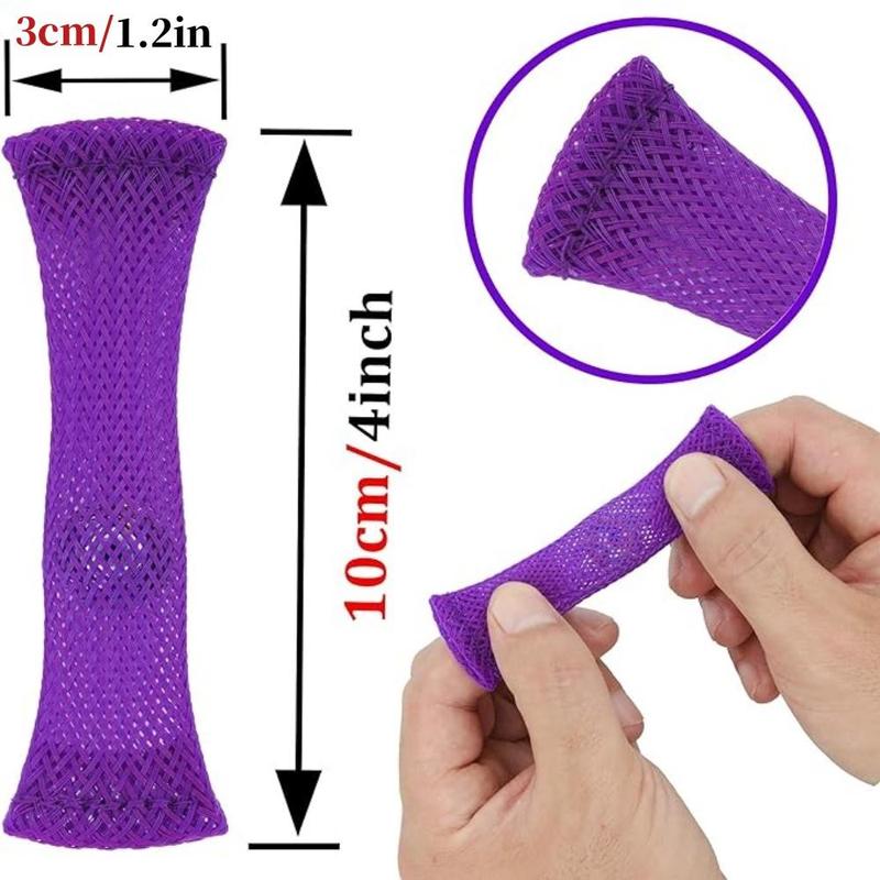 8 Counts Marble Mesh Fidget Toys Sensory Marble and Mesh Fidget Stress Relieve Toy for Family & Friend 2