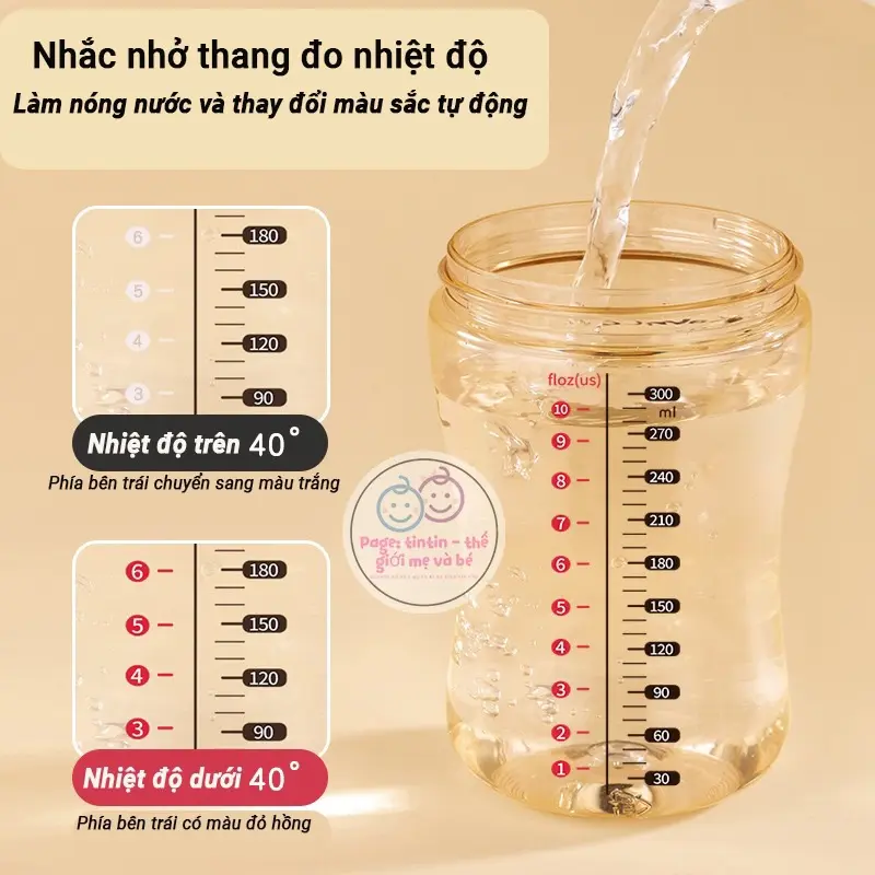 THÌA BÁO NÓNG SILICON CHO BÉ ĂN DẶM VÀ DC ĐỰNG TRỮ SỮA NHỰA PPSU