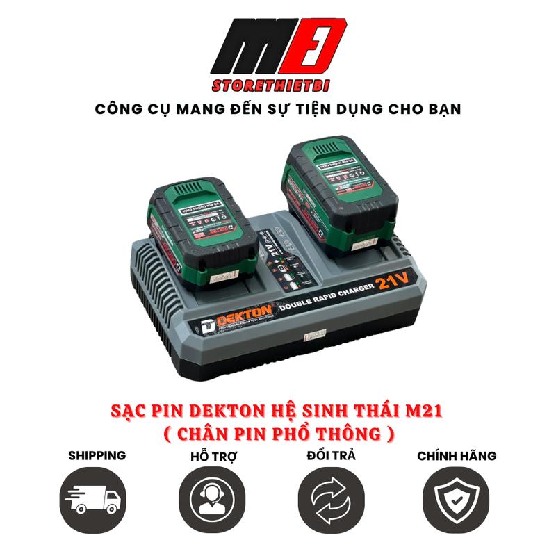 Sạc Dekton Hệ Sinh Thái Pin Dekton M21 (Chân Pin Phổ Thông)