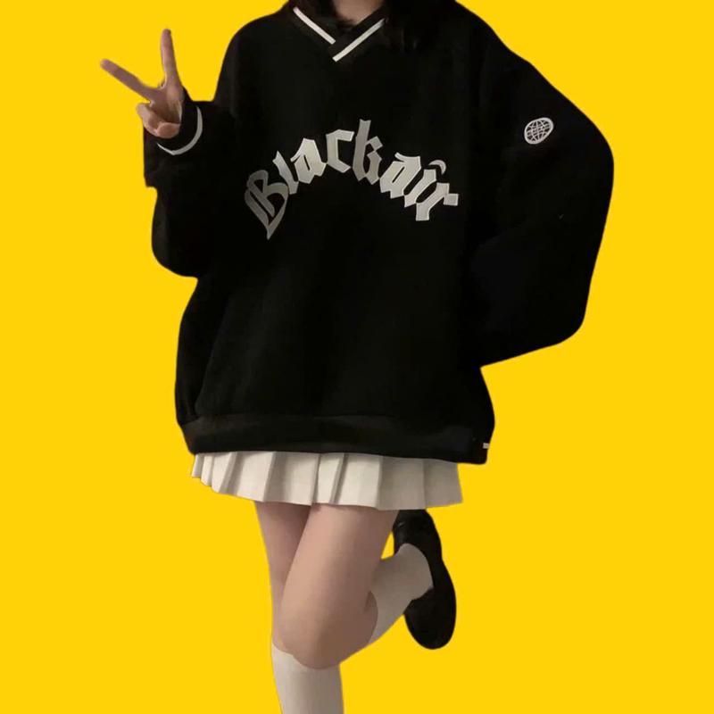 áo bigsize nữ áo mùa đông bigsize sweater bigsize áo nỉ bigsize [ CÓ size 55 kg__ 135kg] 90kg 95kg 65kg 100kg 125kg 130kg sw cổ tim blackair 0