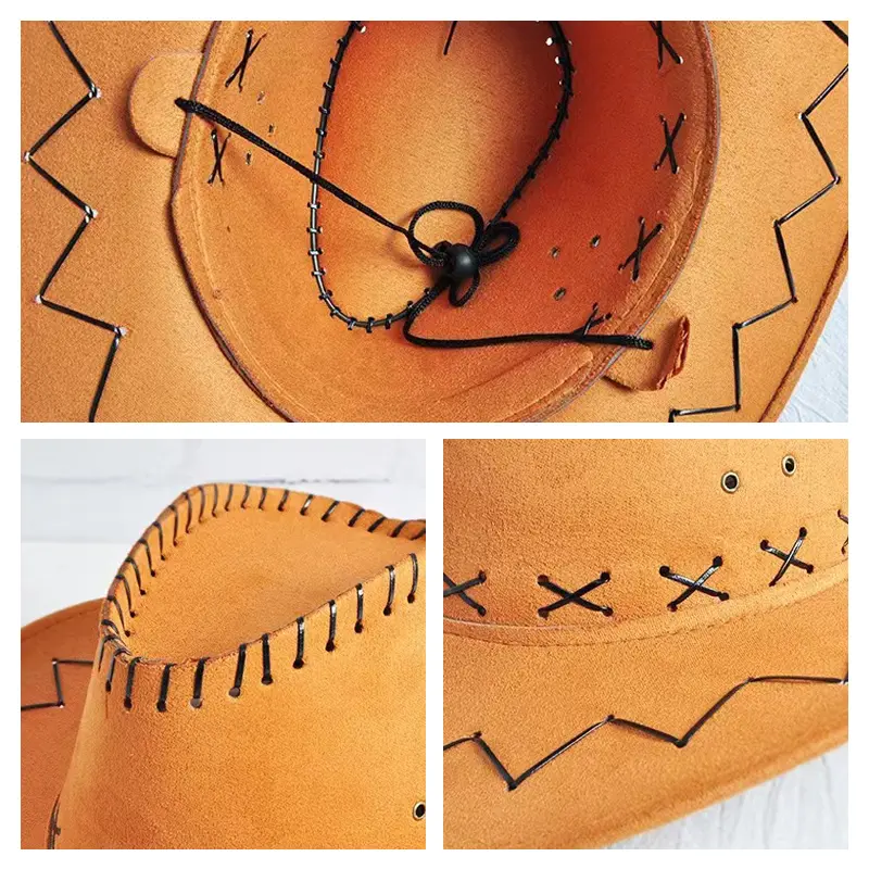 Topi Cowboy Amerika Laken Dewasa Fashion High Quality Aksesoris 8