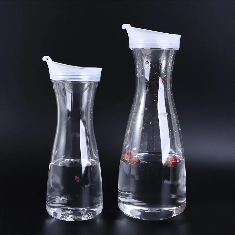 Food Grade Plastic Fall Resistance Transparent Tea Jug Drinkware With Lid Water  Carafe Water Bottle Lemonade Jar Juice Pitcher