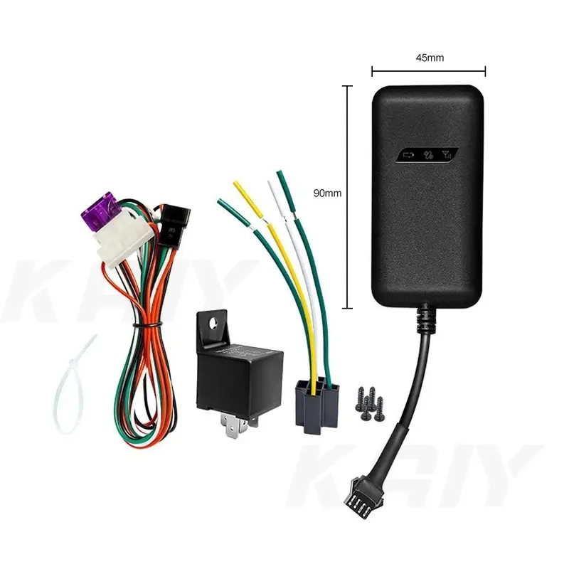 【COD】4G GPS Tracker APP GT02A Pelacak Motor/Mobil GSM ORIGINAL GPRS Kendaraan Pencari Lokasi Waktu Nyata Mobil Motor Anti Maling 1