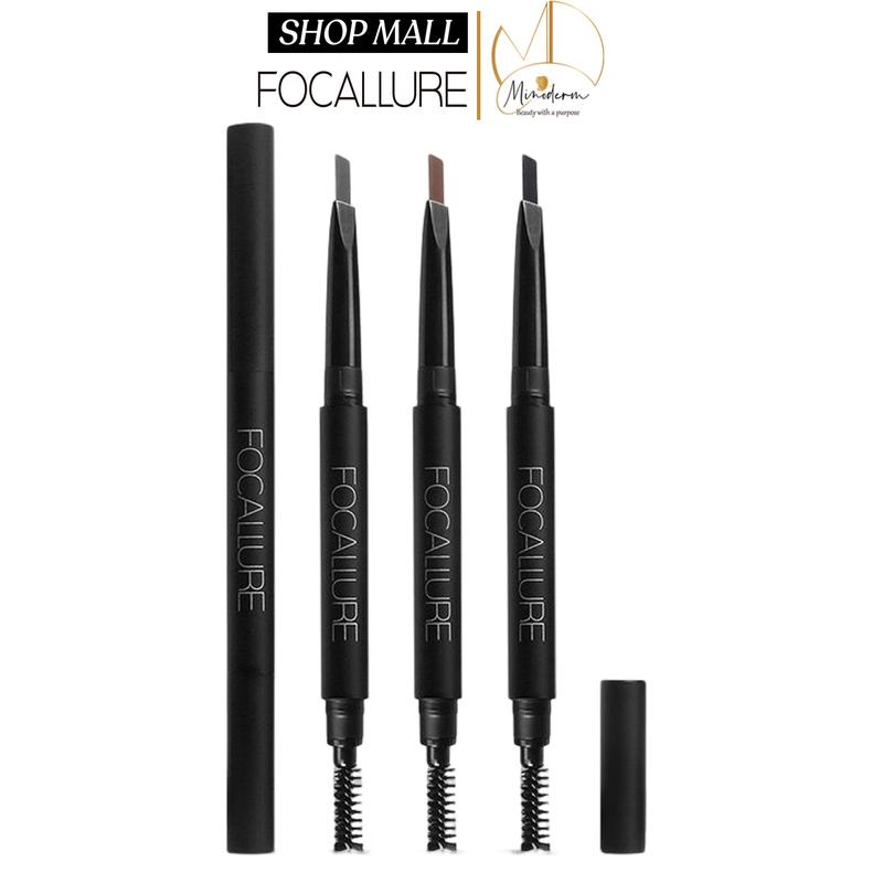 Chì kẻ lông mày FOCALLURE bền màu không thấm nước với 3 màu tùy chọn 1g FA-18 Trang Điểm Cosmetic Mỹ Phẩm