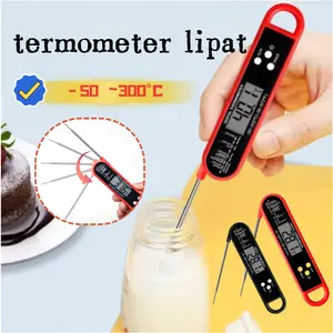 Termometer Air Susu Kue Lipat Termometer Makanan Termometer Dapur Daging BBQ
