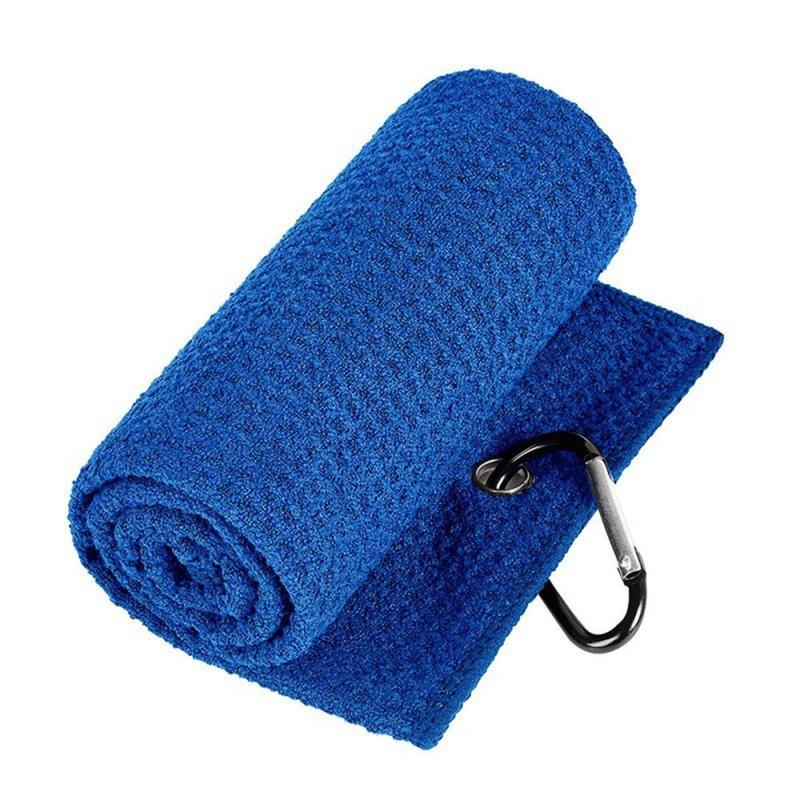 Product Introduction of Golf Towel Waffle Pattern With Hook Cleaning Towels Microfiber Soft Enduring Quick-Dry Cleans Clubs Balls Hands 12