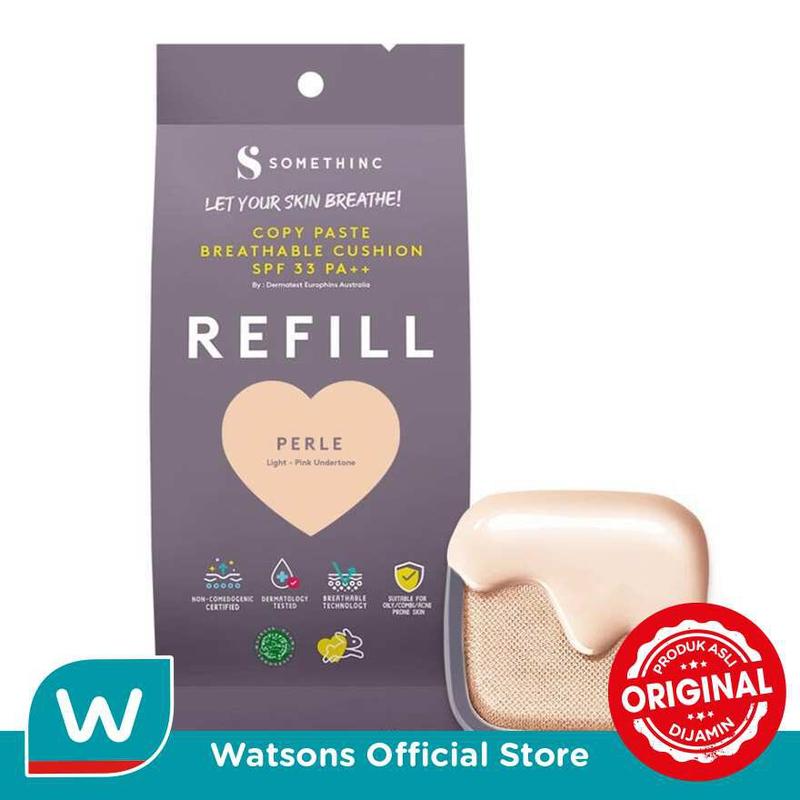 Somethinc Copy Paste Breathable Cushion - Light Perle (Refill) - Shop ...