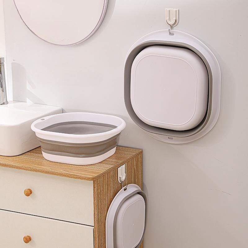 Portable Folding Basin, 3pcs Multipurpose Foldable Wash Basin, Lightweight Portable Basin, Collapsible Basin For Camping Sink And Home Washtub 0