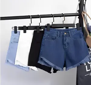 Celana Pendek Wanita Jumbo Premium Big Size Hotpants Model Rawis Pants Style High Nyaman Casual - Ukuran 35-40 Shorts Waist