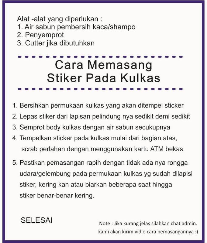 Sticker Bahan Vinyl Motif Butterfly Hijau untuk Kulkas 1 Pintu I 2 Pintu I Mesin Cuci I Kompor I Magic Com 2
