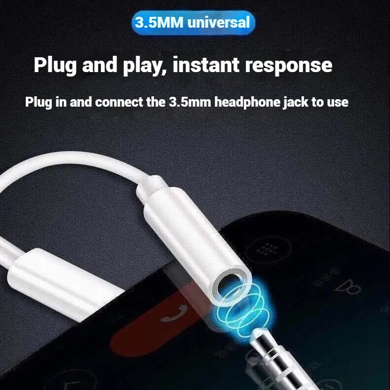 Bộ Chuyển Đổi Bộ Chuyển Đổi Tai Nghe, Áp Dụng Cho Huawei, Oppo, Vivo, Xiaomi, samsung Cáp Âm Thanh, Chơi Game + Giọng Nói + Âm Nhạc + Điều Khiển Dây rắc  chuyển Phụ Kiện cáp  chuyển  Đổi    vùng lại về việt nam bộ  chuyển rắc  chuyển 2 đầu 7