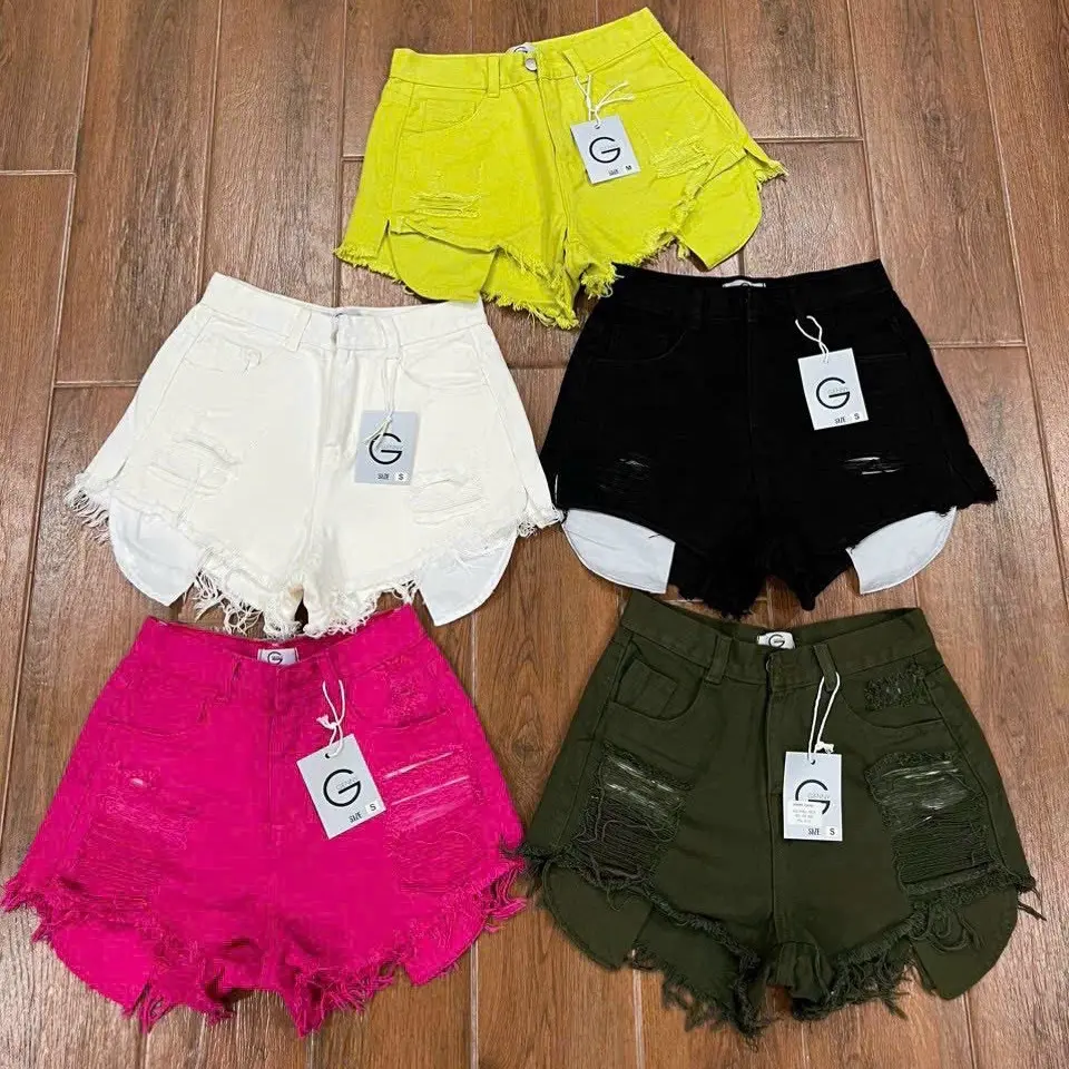 QUẦN SHORT JEANS NỮ TÚI KIỂU