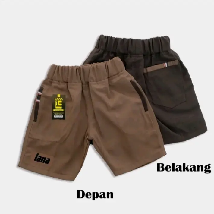 (TERBARU) PAKET HEMAT 100RB/5PCS CELANA PENDEK ANAK 1-12ATAHUN BAHAN DRILL NON STRETCH 5
