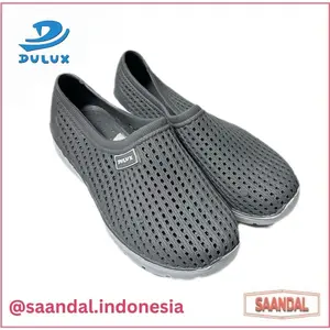 Sepatu Jaring Karet Pria Wanita Anak Dulux Ceqiu 029 Hijau Hitam Abu-abu Biru Ukuran 38 39 40 41 42