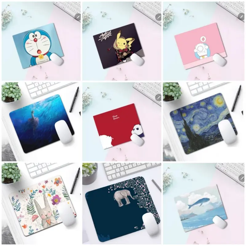 Lót Chuột Họa Tiết Dễ Thương Kích Thước 26x21cm Pad Chuột Chất Liệu Cao Su Đa Dạng Mẫu Mã Xinh Xắn 1