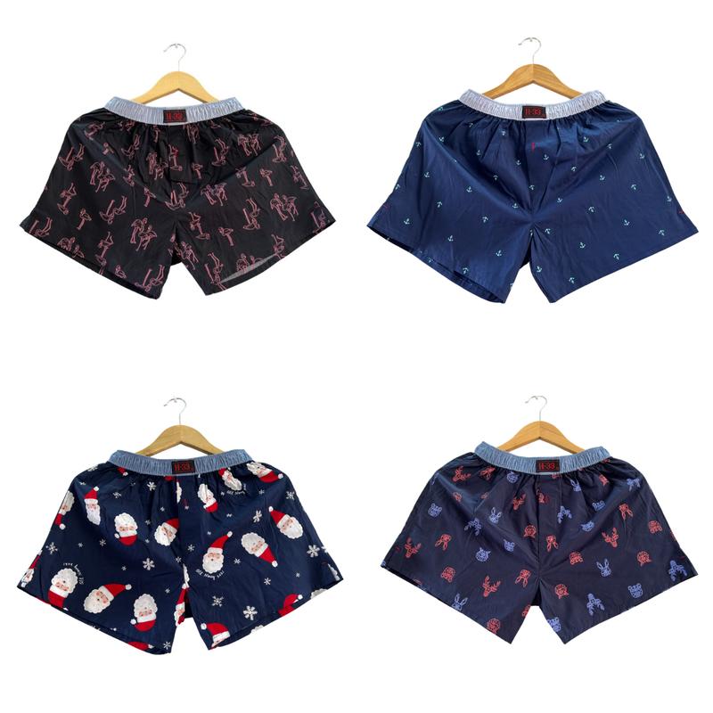 Quần ngủ nam H33 họa tiết chất liệu cotton thoải mái