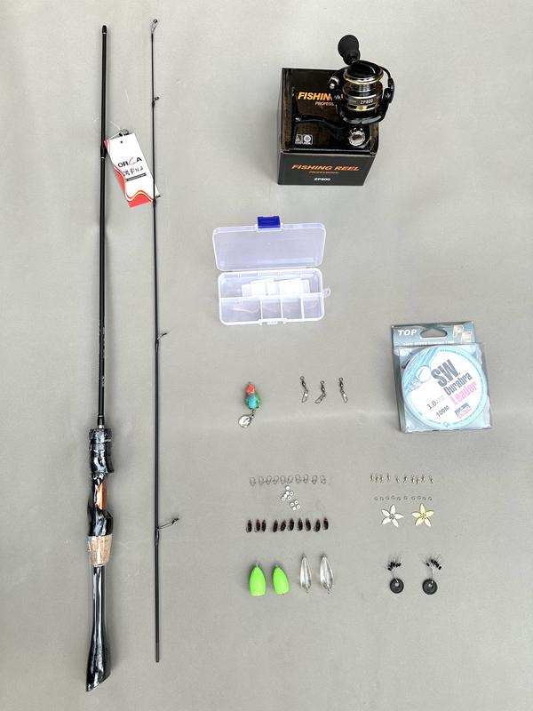 Combo Cần Câu Lure Suối Cần UL Orca Máy ZP 800 Fishing