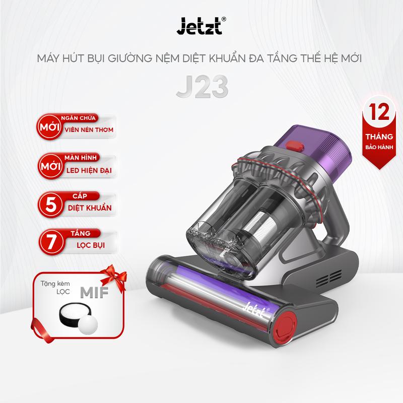 [FLASH SALE] Máy Hút Bụi Giường Nệm 2 Hệ Thống Lọc JETZT J23, Tích Hợp Tạo Hương Thơm, Hệ Thống Lọc 7 tầng, lực hút 20.000 PA, làm sạch vượt trội, Có Dây Hàng Chính Hãng