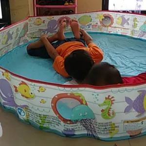 Kolam renang anak tanpa pompa Bestway 152cm Fill n Fun 55029 - Kolam karet tanpa pompa Asli Sand Toys Water