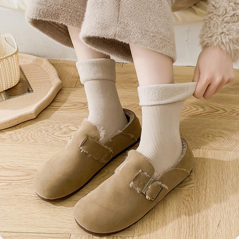 Product Introduction of Tất Đi Tuyết Gia Đình, Thời Trang, Thường Ngày, Nhung Dày, Ấm Áp 16