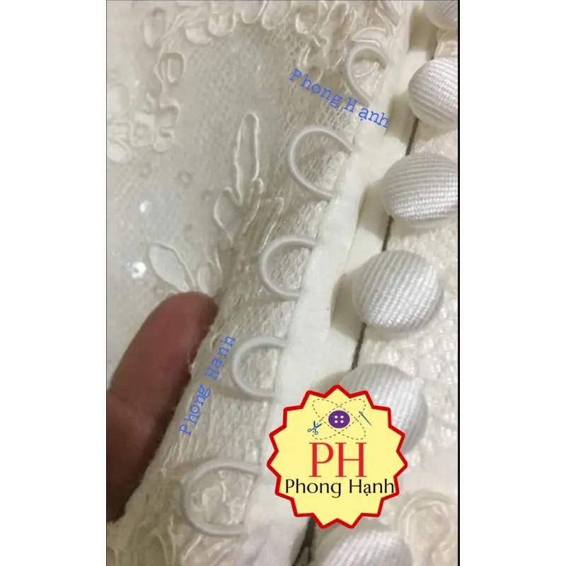 Dây Khuy Áo - Dây dùng đan đầm, váy áo cưới (hàng xịn) 1