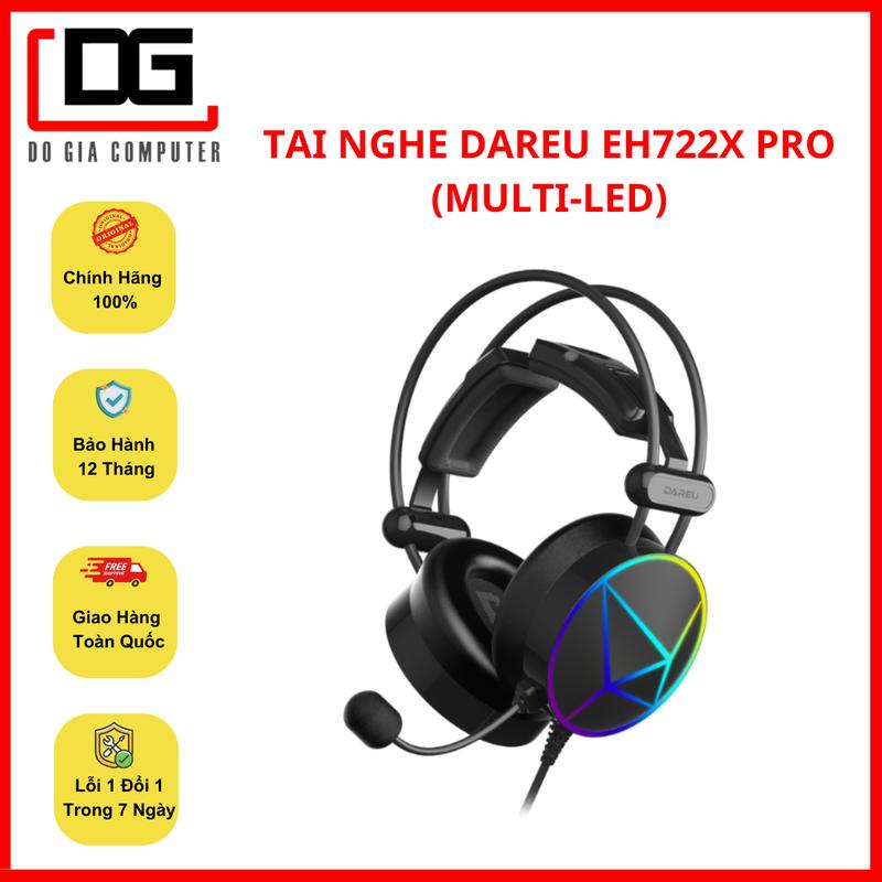 Tai nghe gaming DareU EH722X Pro Multi-LED - Tai nghe chơi game - Earphone