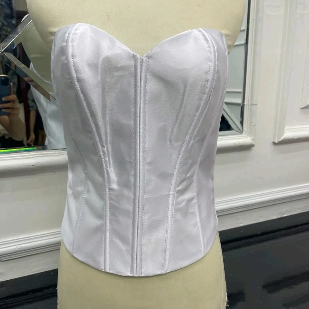 Longtorso satin premium dalaman kebaya Belah Samping Tank
