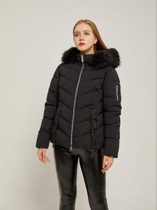 Women's Solid Color Zip Up Hooded Warm Coat, Casual Long Sleeve Thermal Outerwear for Fall & Winter, Women's Clothing for Daily Wear