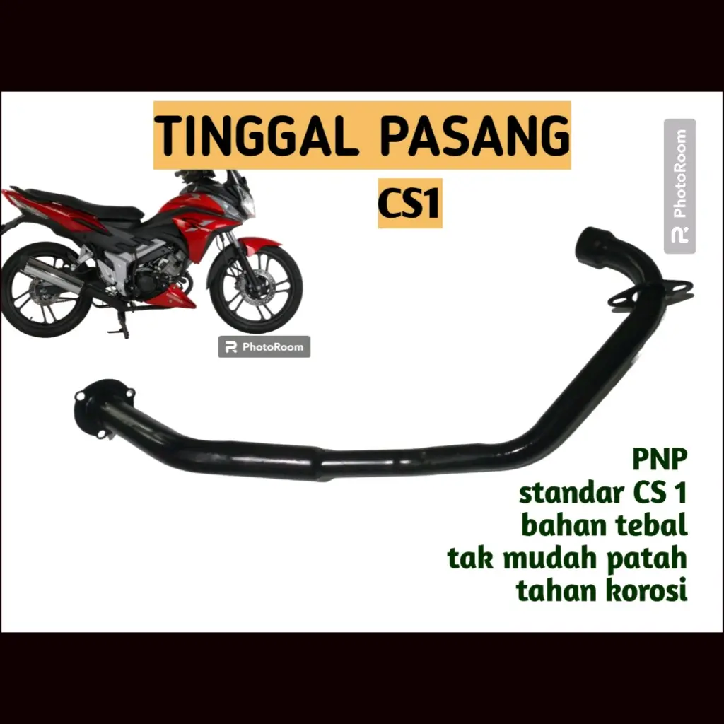 Leheran Knalpot Standar Motor CS1 Csone PNP hitam Tebal Baut Motorcycle Baut