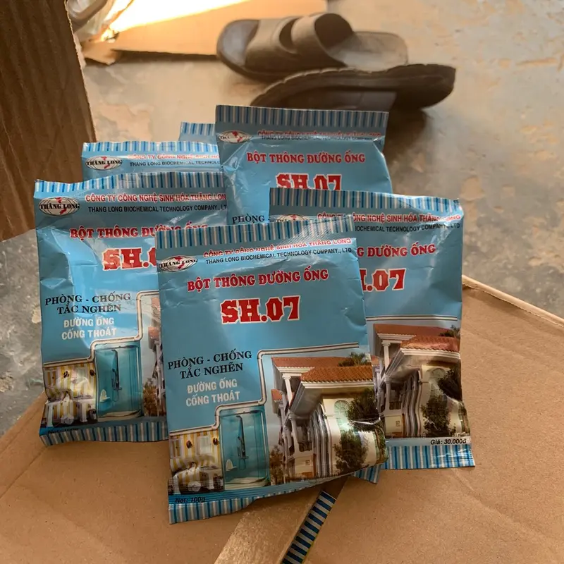 [Combo 5+5] men xử lý bể phốt + bột thông cống chống tắc nghẽn, khử hôi, khử khuẩn hiệu quả 2