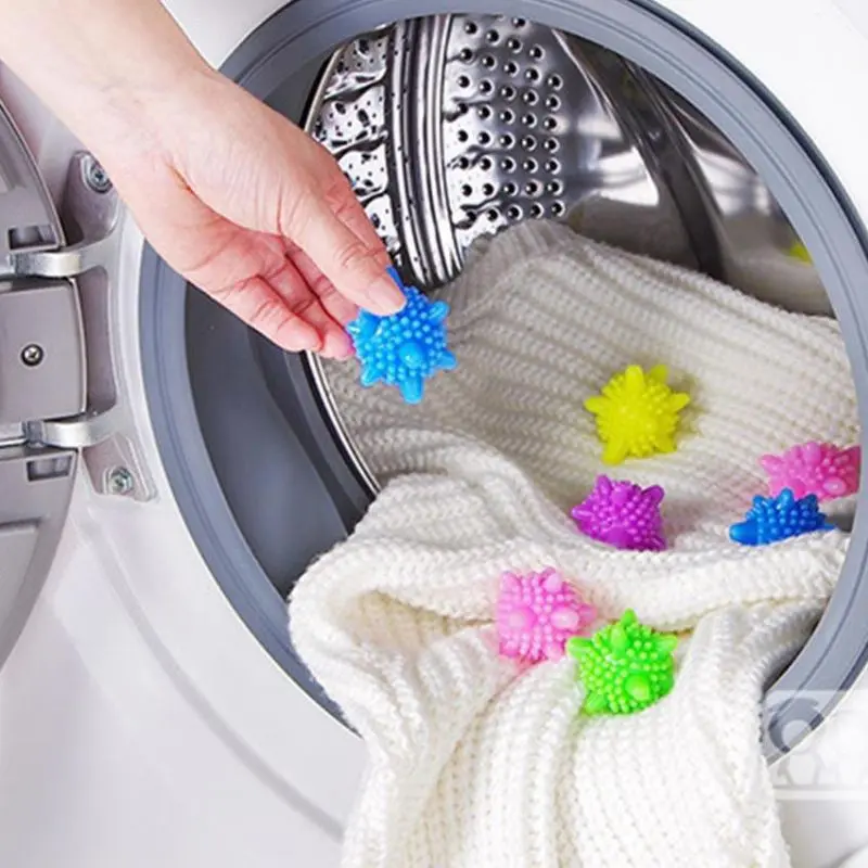 Bola Laundry Isi 5 Pcs - Bola Karet Pencuci Baju - Clean Ball Laundry