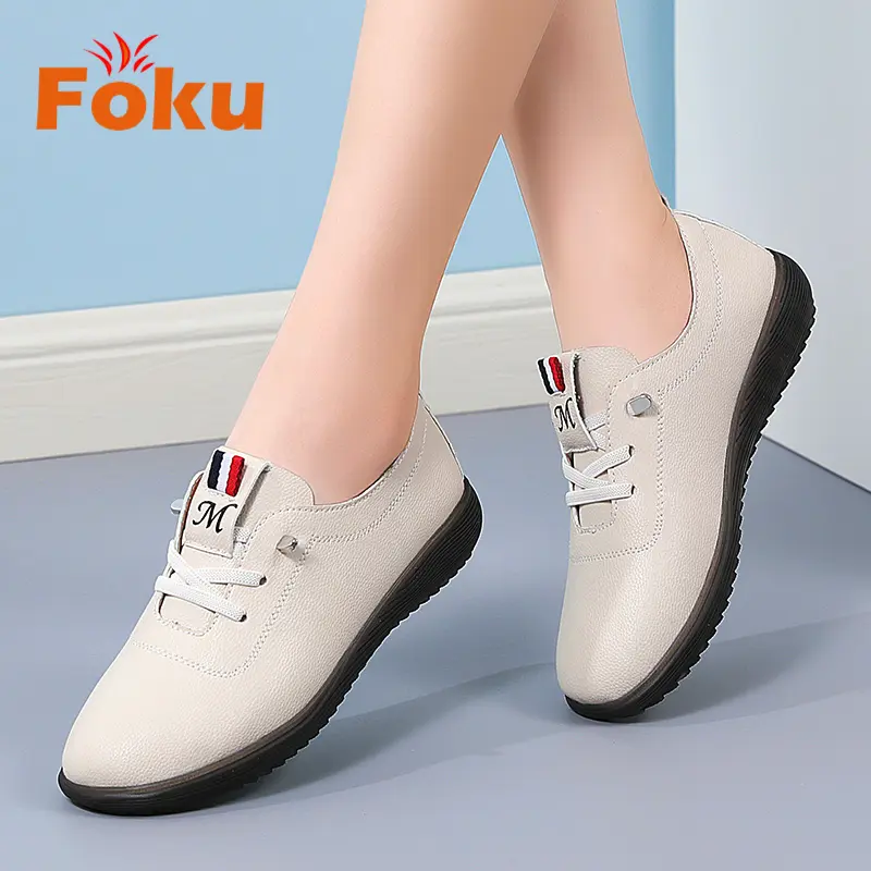 FOKU Sepatu Flat Wanita ️Loafers Wanita Lembut Flatshoes Terbaru